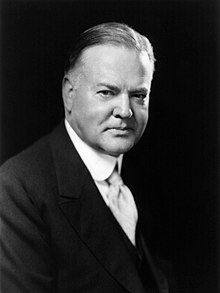 Herbert Hoover, oprichter van de Commission for Relief in Belgium in 1914 en latere president van de Verenigde Staten