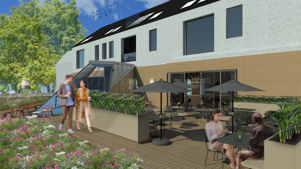 Daktuin ontwerp 'Tafel&'