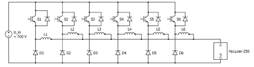 Figuur 3: Finaal DC/DC converter ontwerp