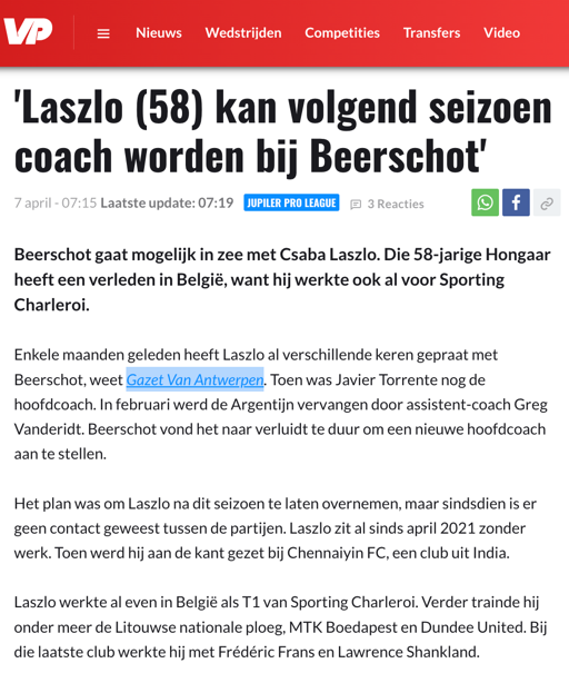 VoetbalPrimeur (7 april 2022)