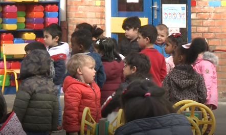 De Vrije Kleuterschool Westdiep in Oostende. (Foto: Latifa Gueddas)