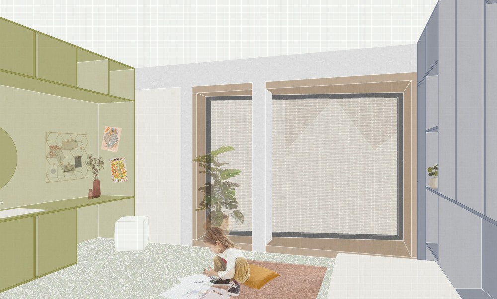 Persoonlijke slaapkamer kind