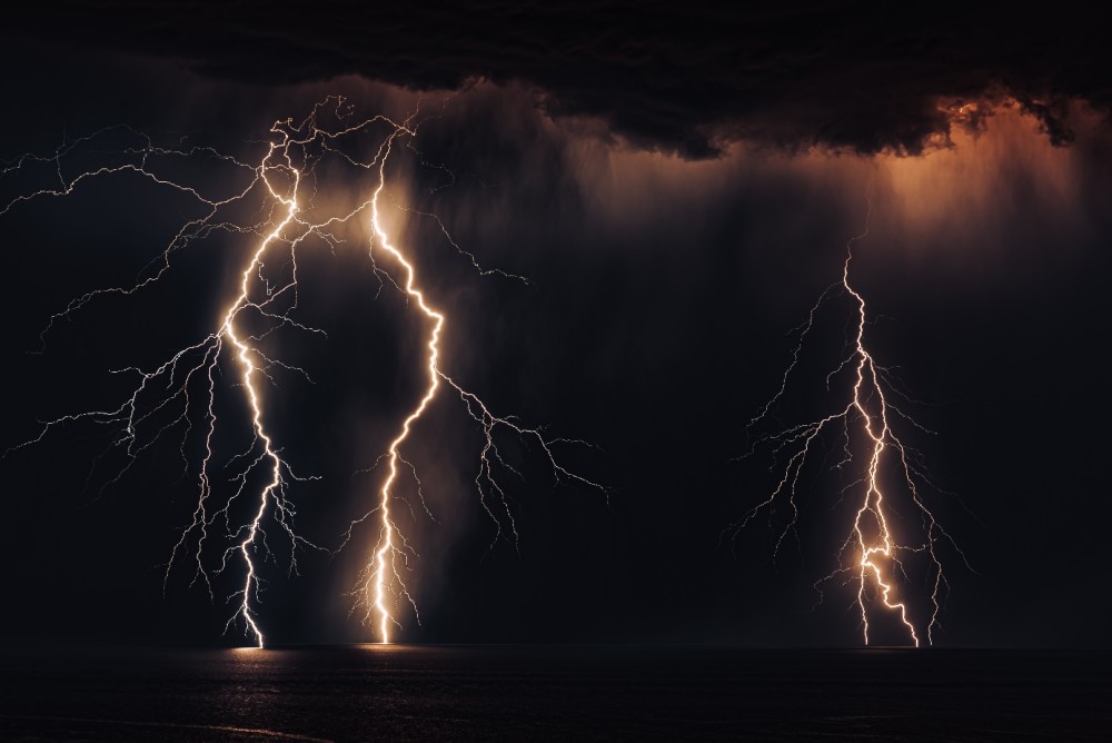 Onweersbuien over en in de nabijheid van het Tekezestuwmeer nemen af in neerslagintensiteit en frequentie