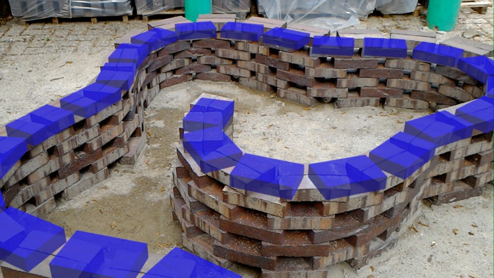 Bakstenen in augmented reality