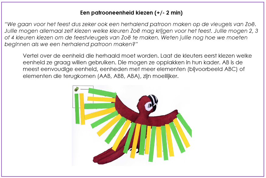 Voorbeeldfiche activiteit "Feestvleugels"
