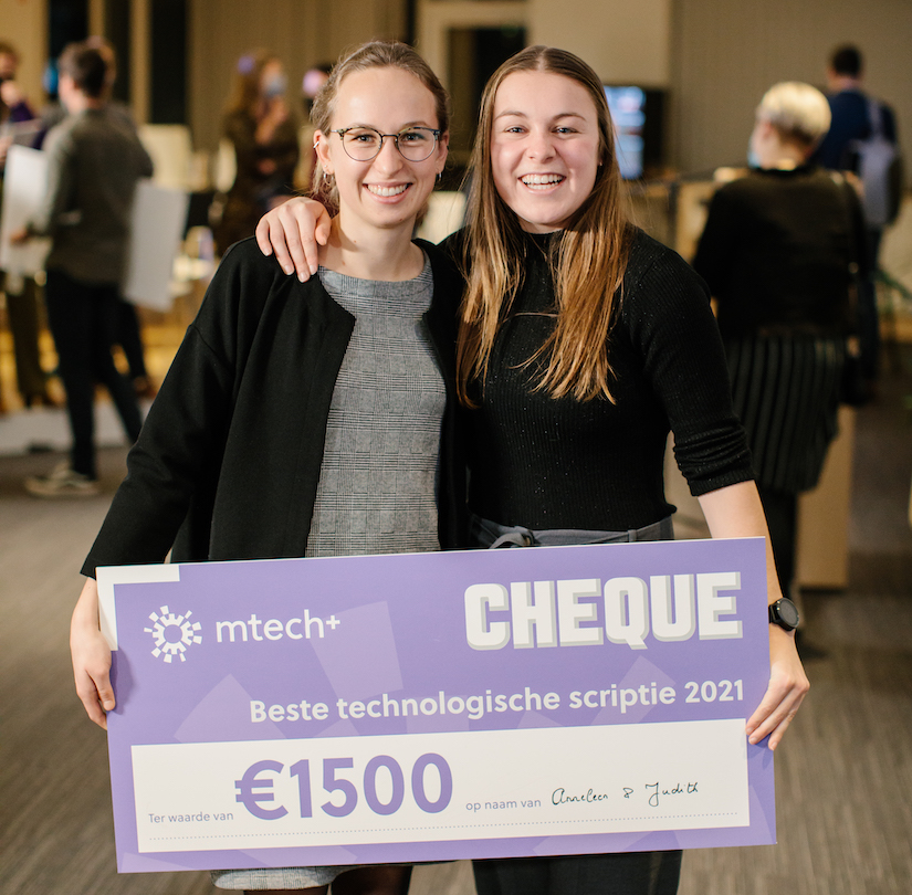 Judith Haanen en Anneleen Bollé winnen de mtech+prijs