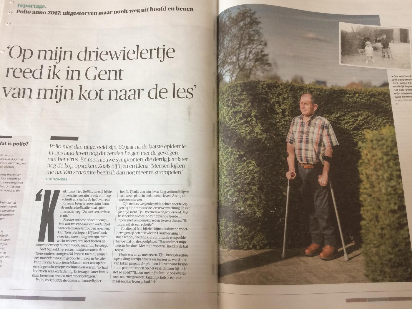 De thesis van Lauranne Verhasselt kreeg een vermelding in een reportage van De Morgen.