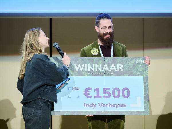 Indy Verheyen - winnaar NBN Sustainability Award
