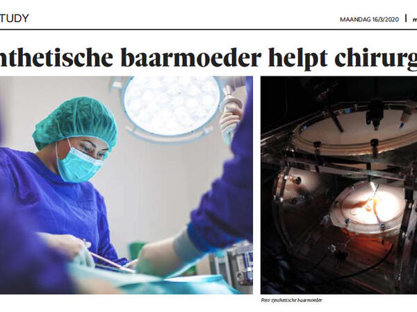 Synthetische baarmoeder helpt chirurgen 