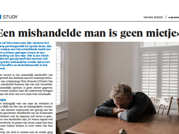 "Een mishandelde man is geen mietje"