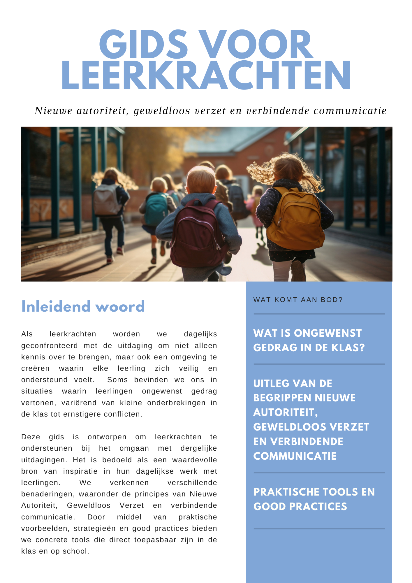 Brochure voor leerkrachten