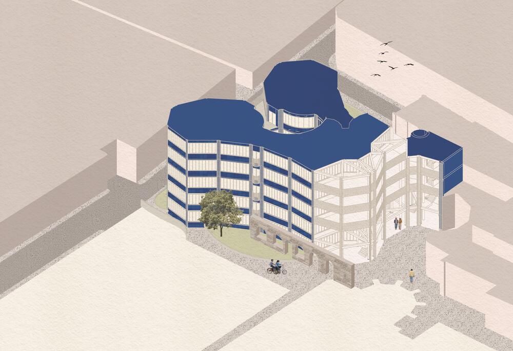 Een visualisatie van de nieuwe situatie (Bonten, A., 2025).