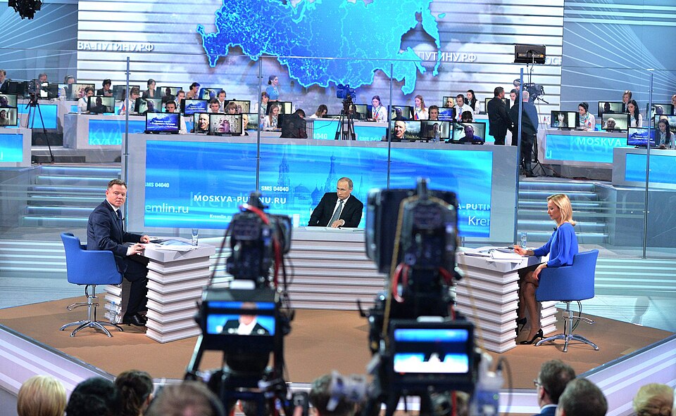 Foto Direct Line: Kremlin.ru, President van de Russische Federatie (CC BY 4.0)