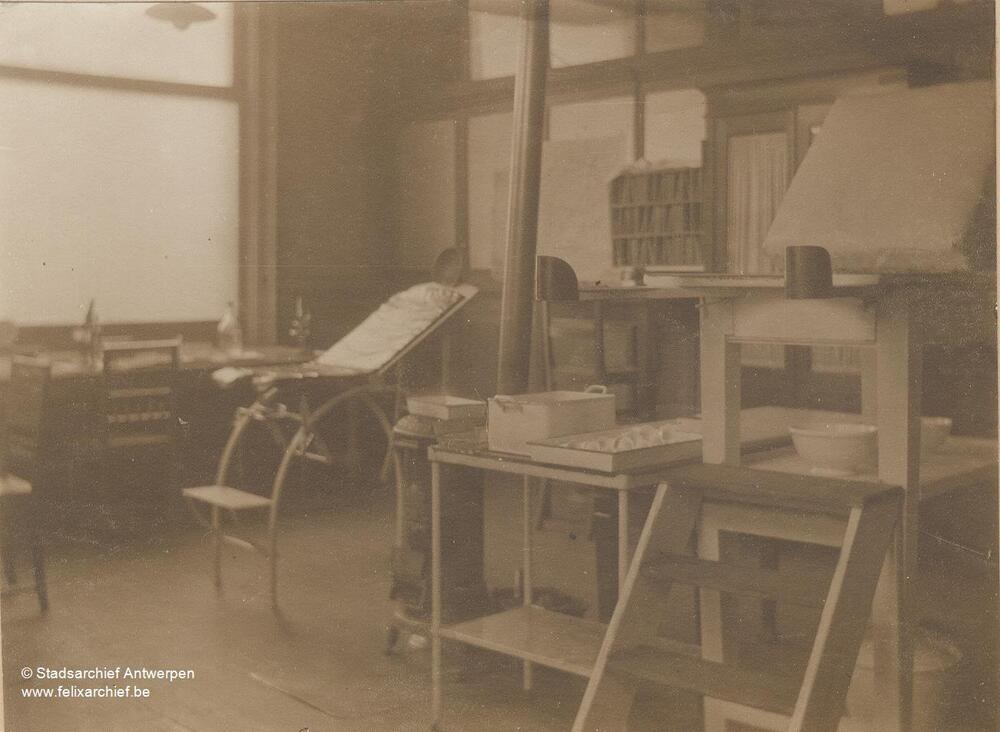 Hotel Galicia, Korte Schipperskapelstraat zedenbureau, Antwerpen 1920. Onderzoekszaak. SAA, MA, Archief Gezondheidsdienst, FOTO-OF#7618.