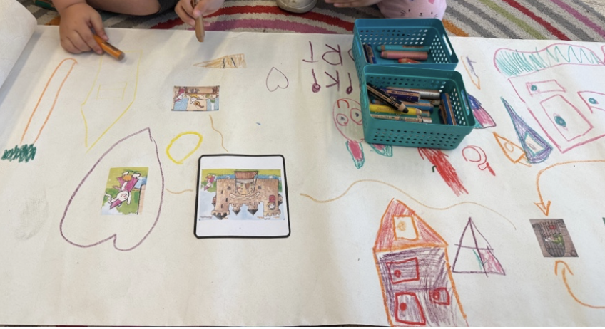 verhalenpad wordt opgebouwd door kinderen