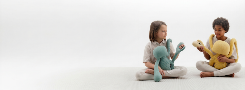 Kinderen die samen ademen met Oddie (co-regulatie)