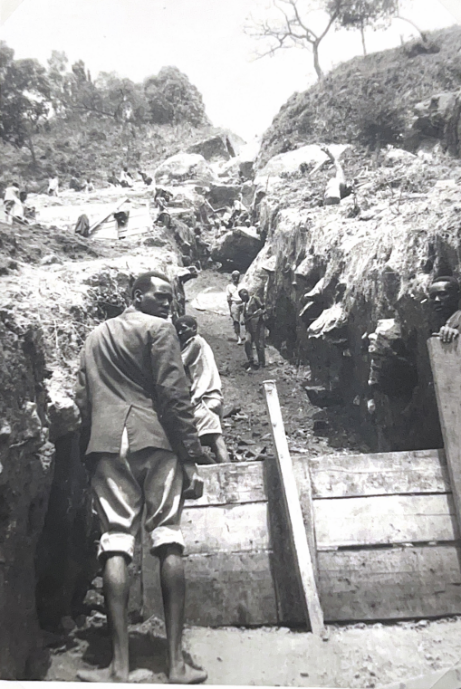 Figuur 2: zwarte arbeider aan het werk, 1968.