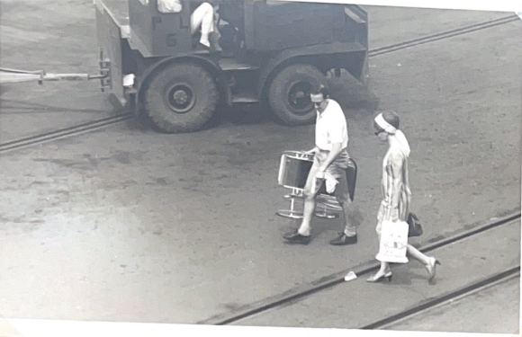 Figuur 3: vertrek uit Port de Matadi, Congo, 28/11/1969