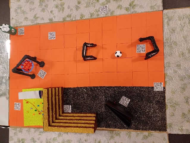 Afbeelding met tekst, Rechthoek, Kinderkunst, muur</p>
<p>Automatisch gegenereerde beschrijving