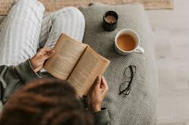 Book while Having Tea · Free Stock Photo