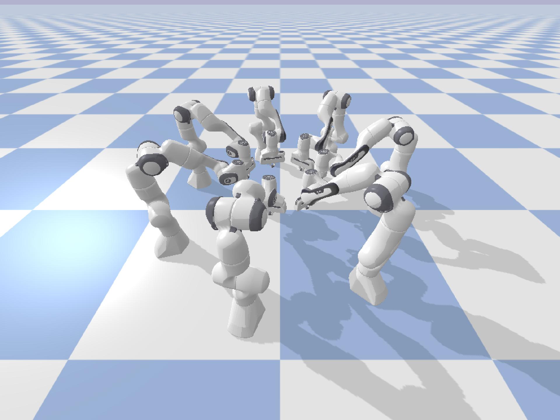 Start poses of stress testing experiment.